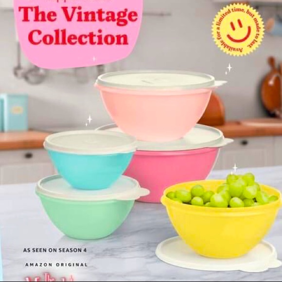 Tupperware Kitchen Brand New Tupperware Vintage Wonderlier Bowl 5pc